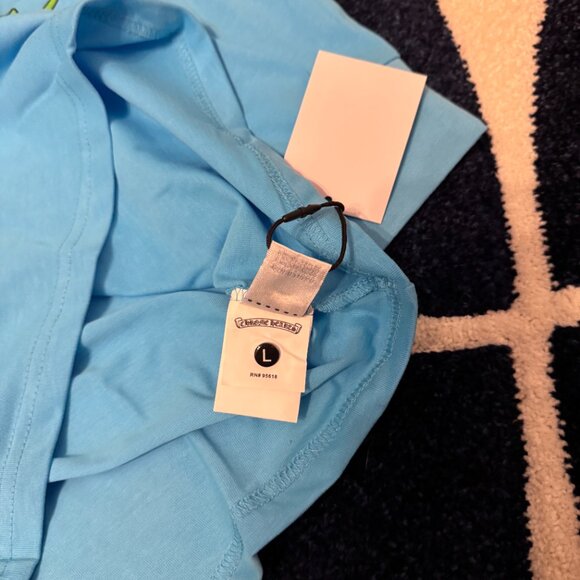 Chrome Hearts x Matty Boy Brain New Blue Longsleeve Men’s Size Large - Picture 3 of 4